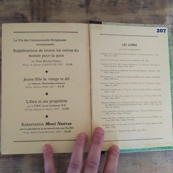 La Vie des Communautés Religieuses, Vol.8, N.1, Montréal, Janvier 1950 - Picture 7 of 7